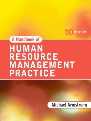 cover image of Handbook of Human Resource Management Practice,  10th Edition